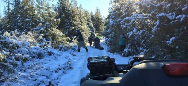 WCSTA volunteers opening new trail