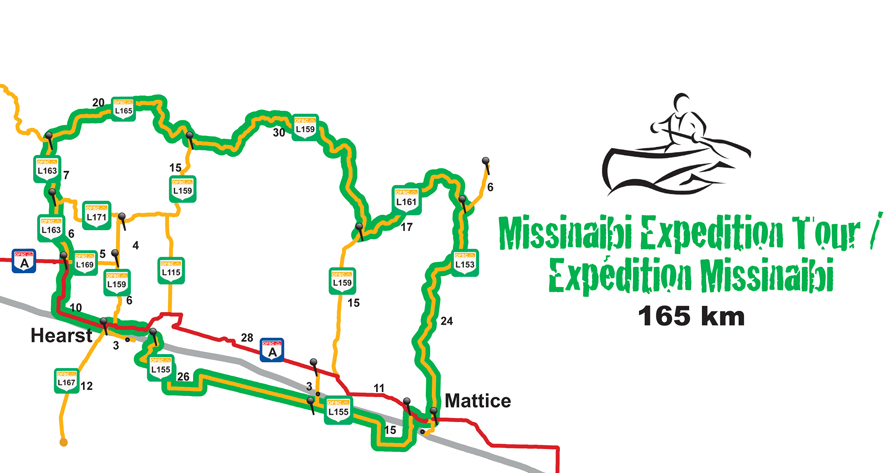 Missinaibi Expedition map