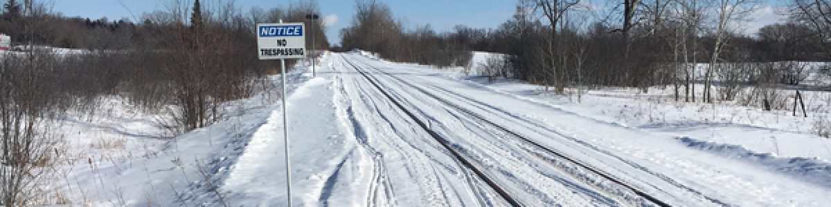 Snowmobiling and Rail Lines in West Carleton