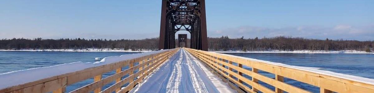 Grand Opening of Longest Snowmobile Bridge in the World