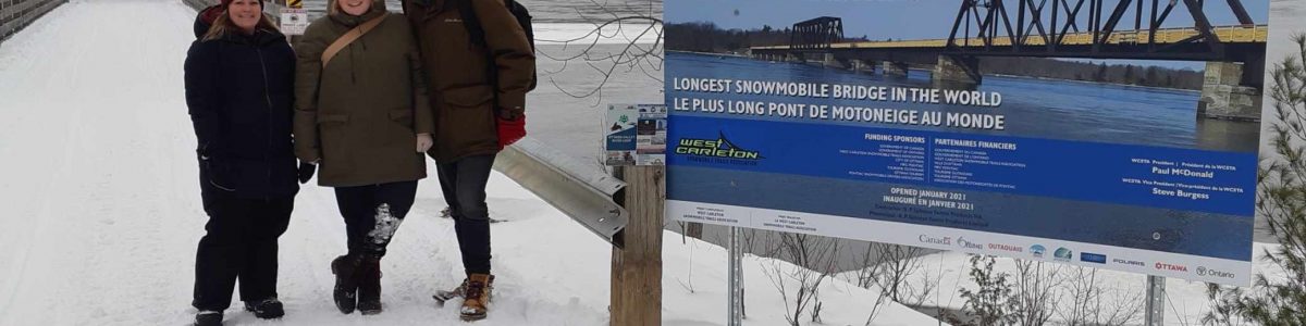Tourism Videos Will Highlight the Snowmobiling Opportunities and Trails in the Pontiac and West Carleton/Mississippi Mills